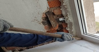 Демонтаж оконных откосов по выгодной цене от 525 руб. в Кингисеппе - Сварной-Кгп